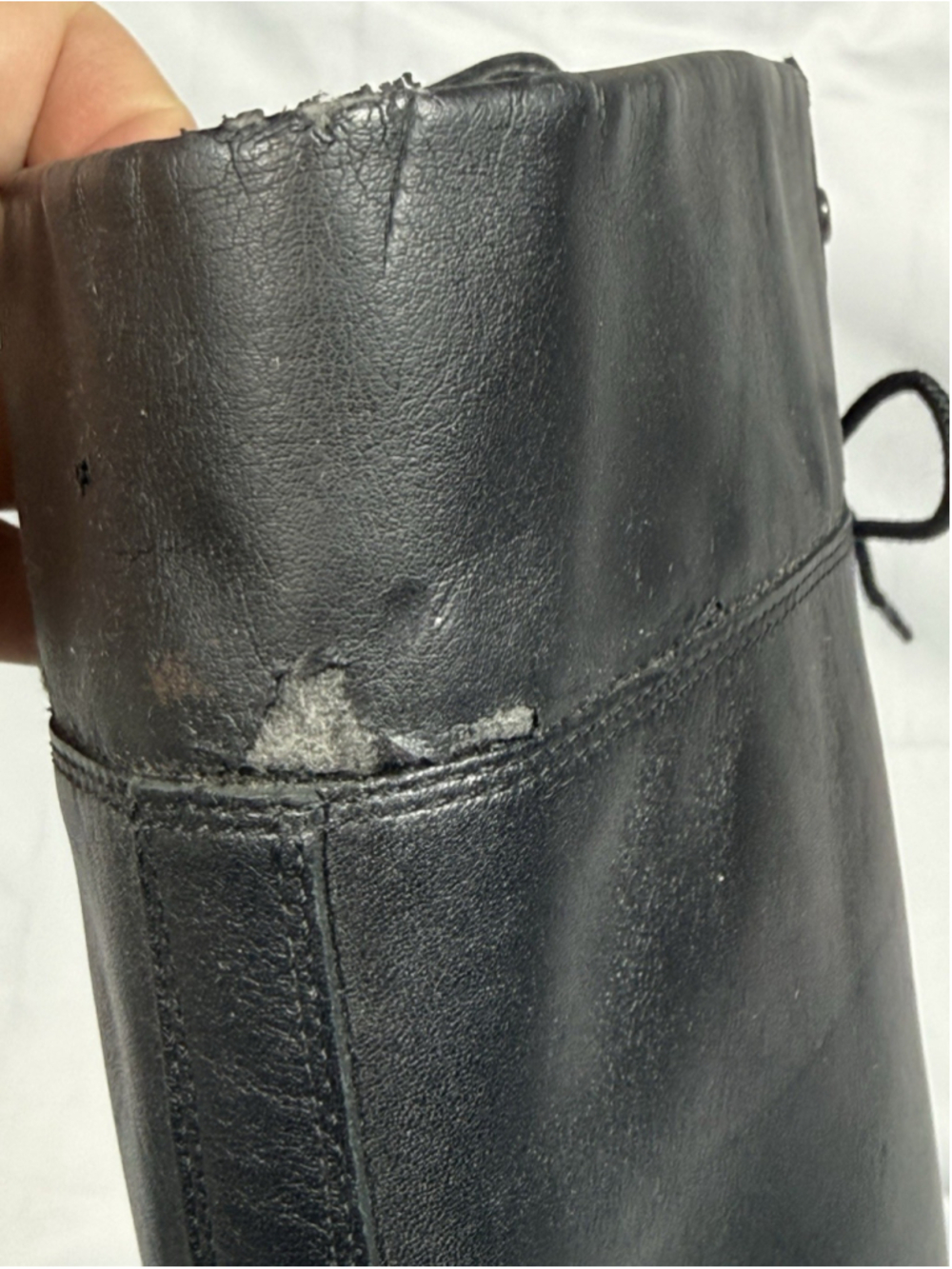 Timberland Premium 14” Women Size 10 M - Black Nubuck Leather Waterproof READ - Picture 10 of 11